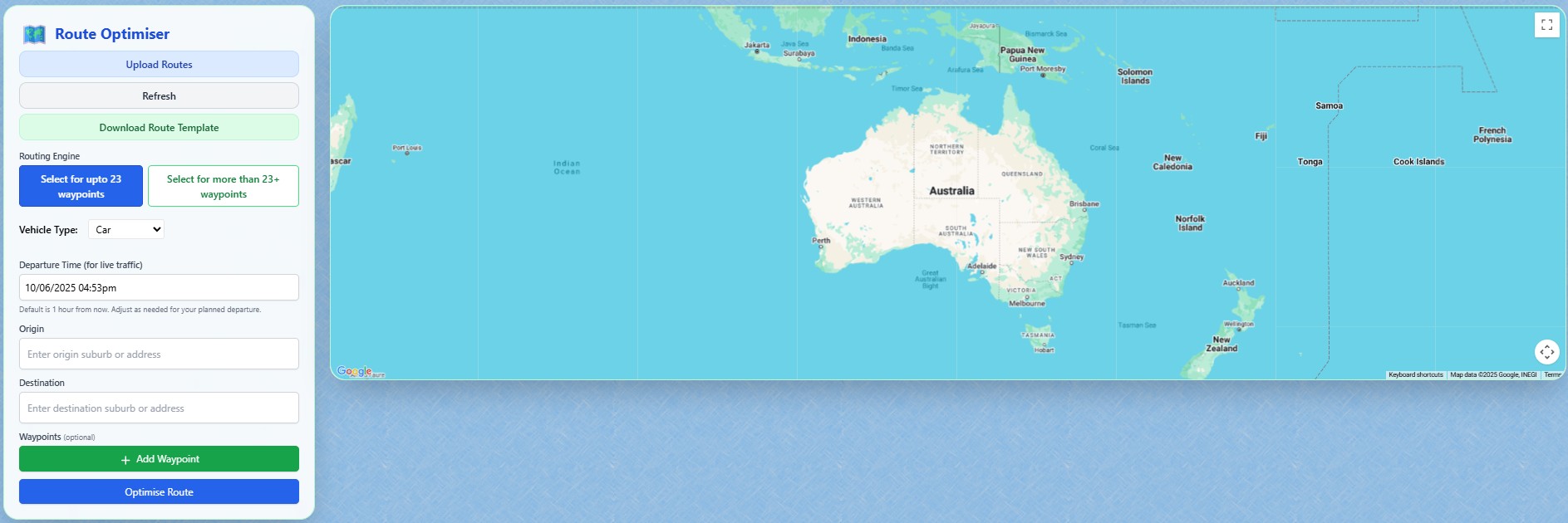 RouteVue Screenshot 1