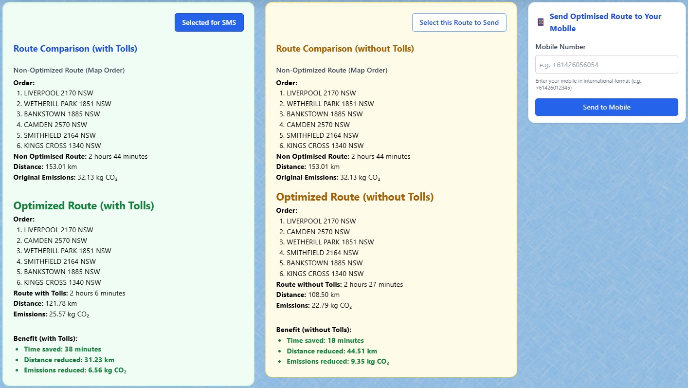 RouteVue Screenshot 3